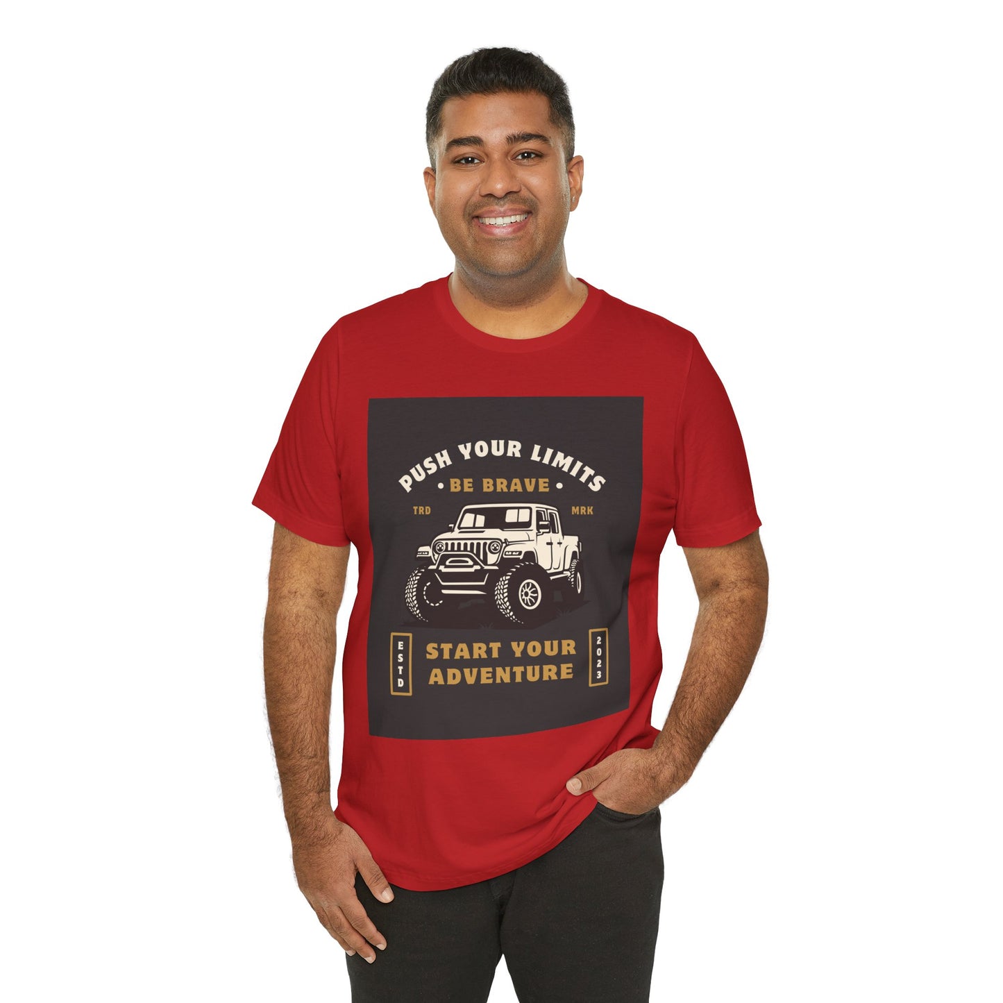 Push Your Limits Adventure-Inspiring Unisex Jersey Tee, Outdoor Shirt, Motivational T-Shirt, Gift for Adventurers, Hiking Apparel, Travel Tee