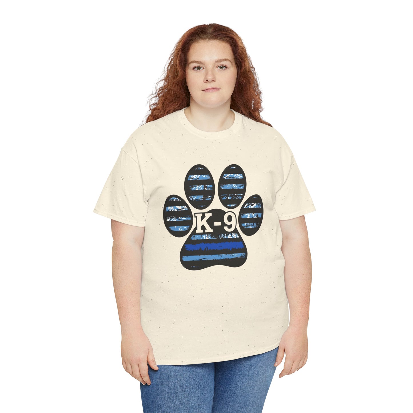 K-9 Paw Print Tee – Unisex Cotton Tee for Dog Lovers, Pet Owners, Animal Rescue Supporters