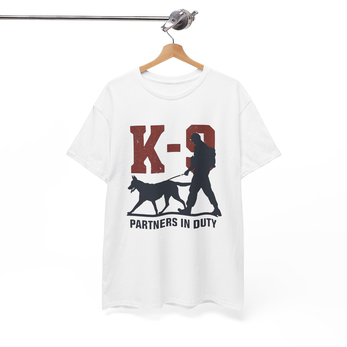 K-9 Partners in Duty Tee, Dog Handler T-Shirt, Dog Lover Tee, Police Dog Apparel, Dog Owner T-Shirt