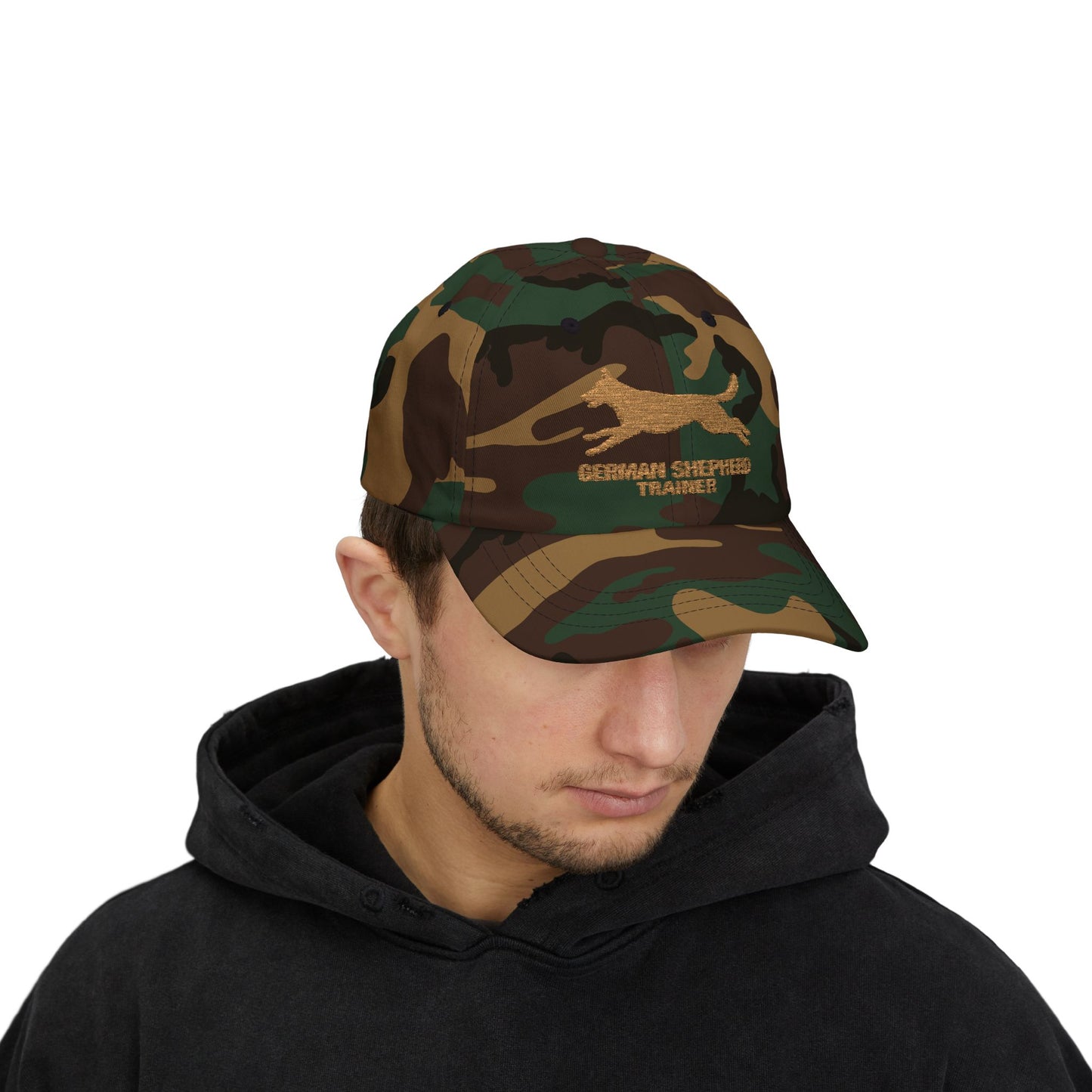 Embroidered German Shepherd Trainer Classic Dad Cap | Pet Lover Gift | Dog Trainer Merchandise