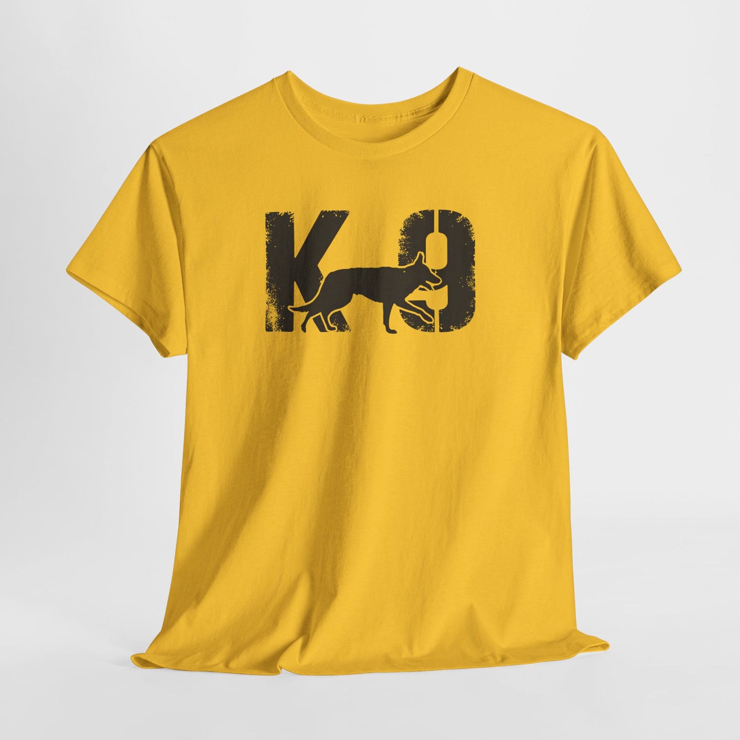 K-9 Dog Lover's Unisex Heavy Cotton Tee | T-Shirt for K-9 Handler | Dog Between K and 9 Design