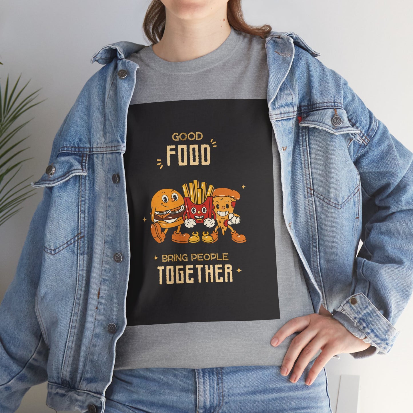 Good Food Unisex Tee | Fun Foodie Shirt, Gift for Food Lovers, Casual Wear, Kitchen Humor, BBQ Party