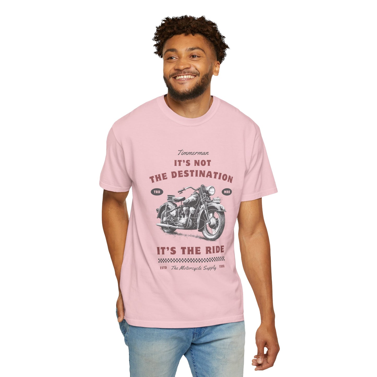 Vintage Motorcycle Ride T-Shirt - It's Not The Destination It's The Ride, Gift for Bikers, Adventure Clothing, Road Trip Outfit