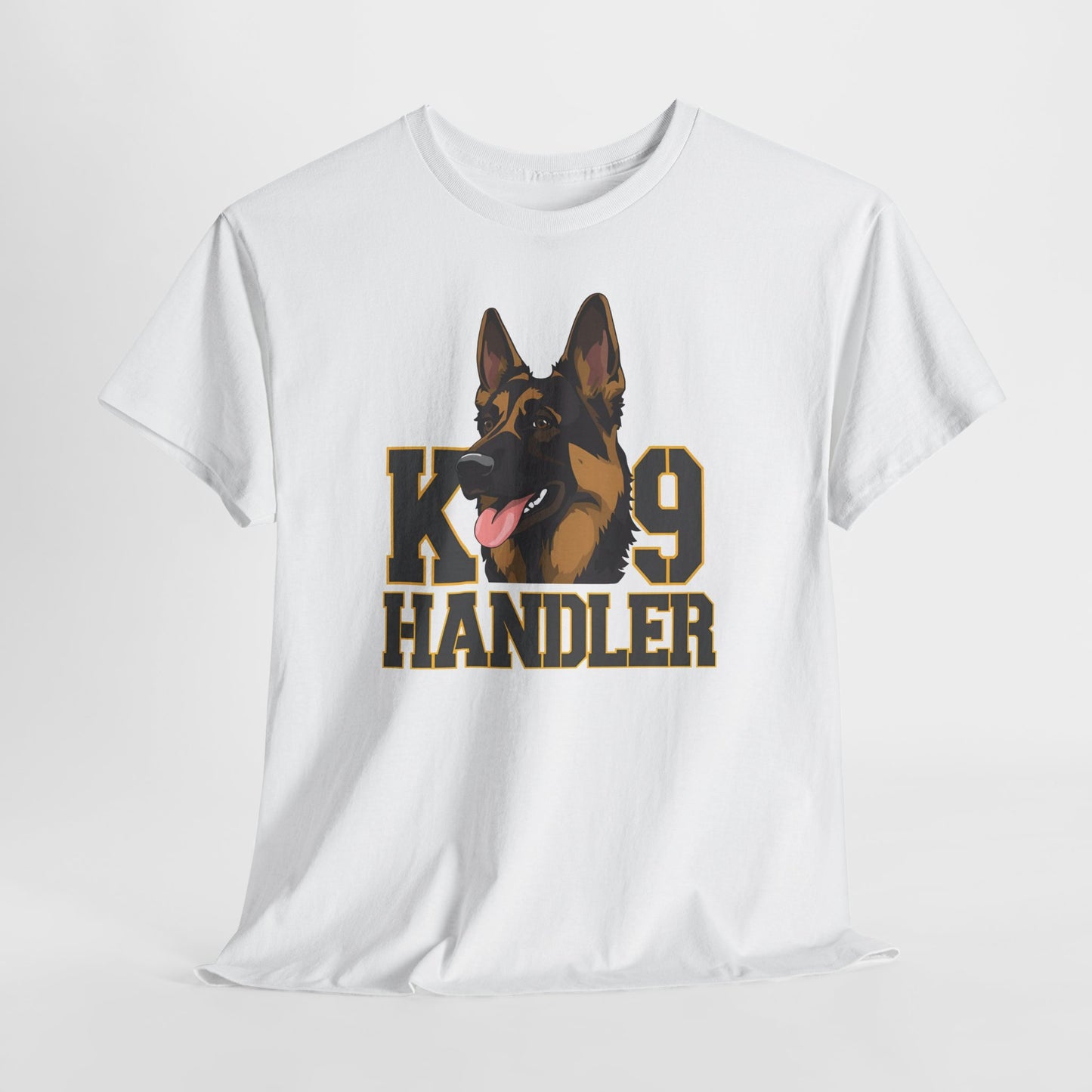 German Shepherd K9 Handler Tee, Perfect for Dog Lovers, Gift for Pet Owners, Unisex Cotton T-Shirt