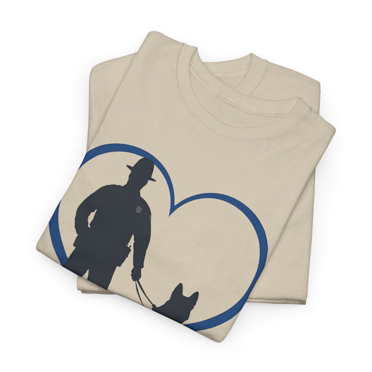 Heartfelt K-9 Unit Tee - Brothers In Duty | Police Officer Gift, Dog Lover Shirt, Law Enforcement Apparel