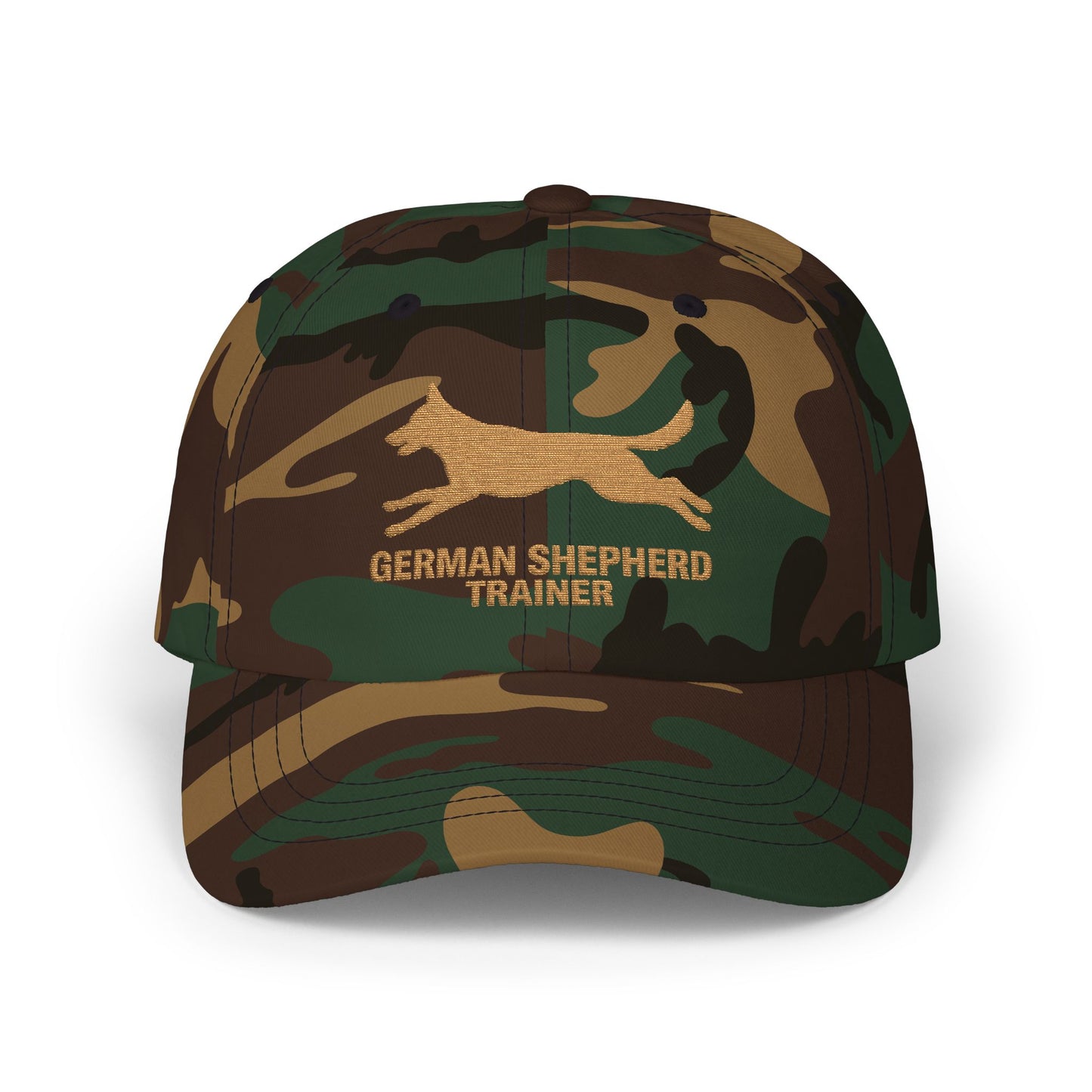 Embroidered German Shepherd Trainer Classic Dad Cap | Pet Lover Gift | Dog Trainer Merchandise