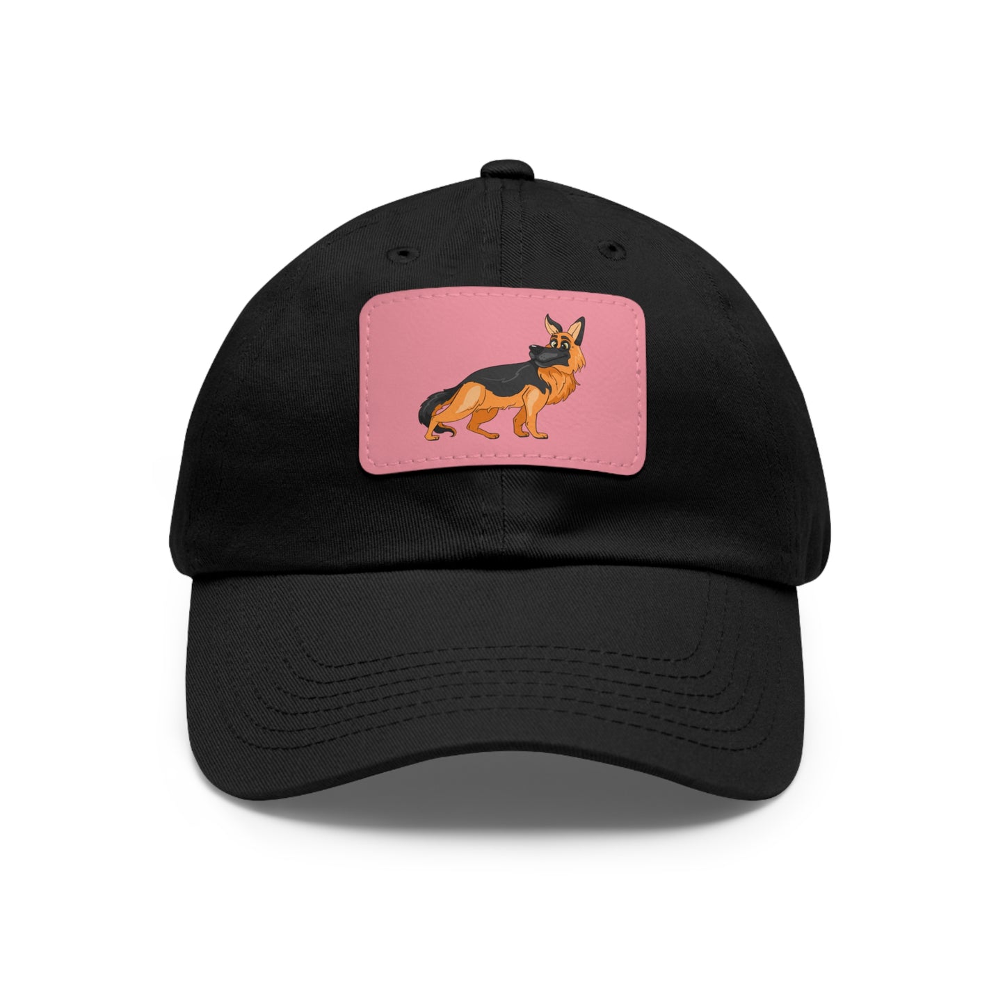 German Shepherd Dad Hat with Leather Patch - Perfect Gift for Dog Lovers