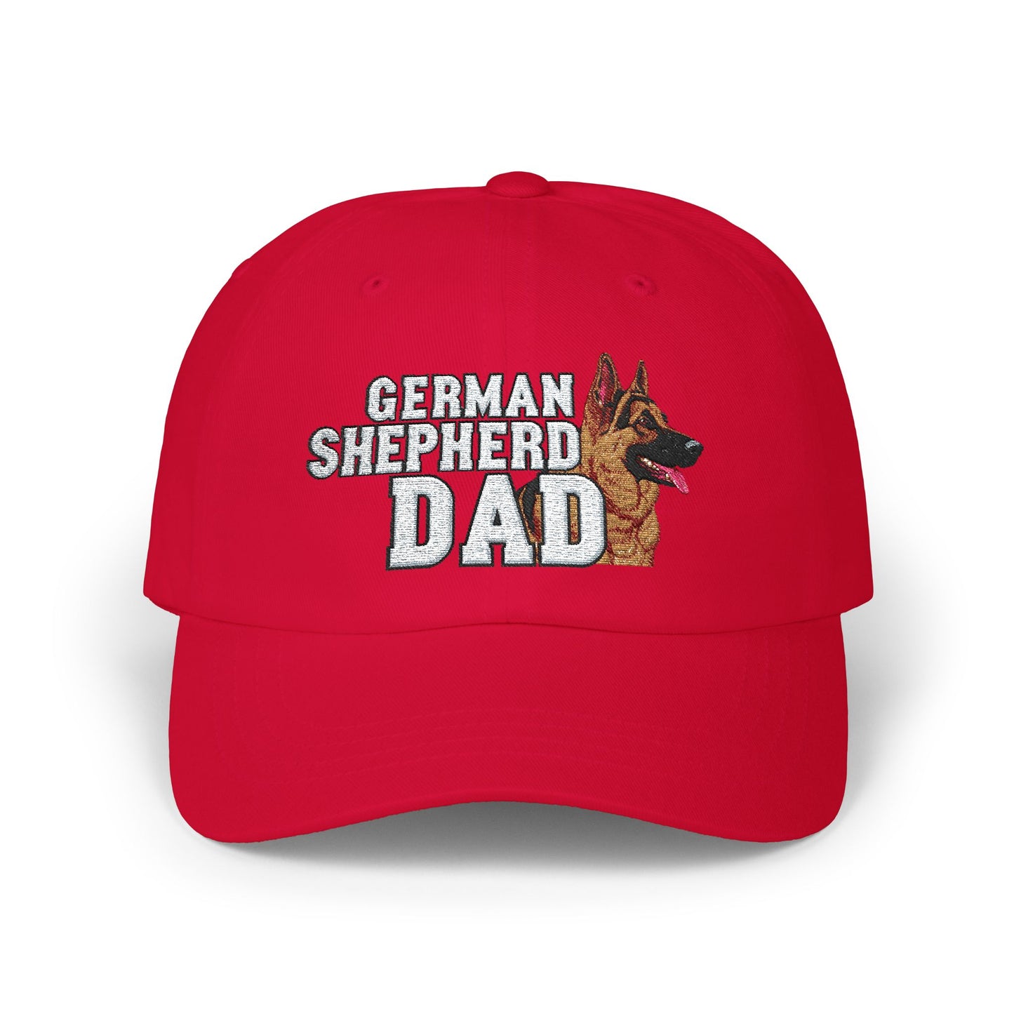 German Shepherd Embroidered Dad Cap - Classic Dad Hat for Dog Lovers