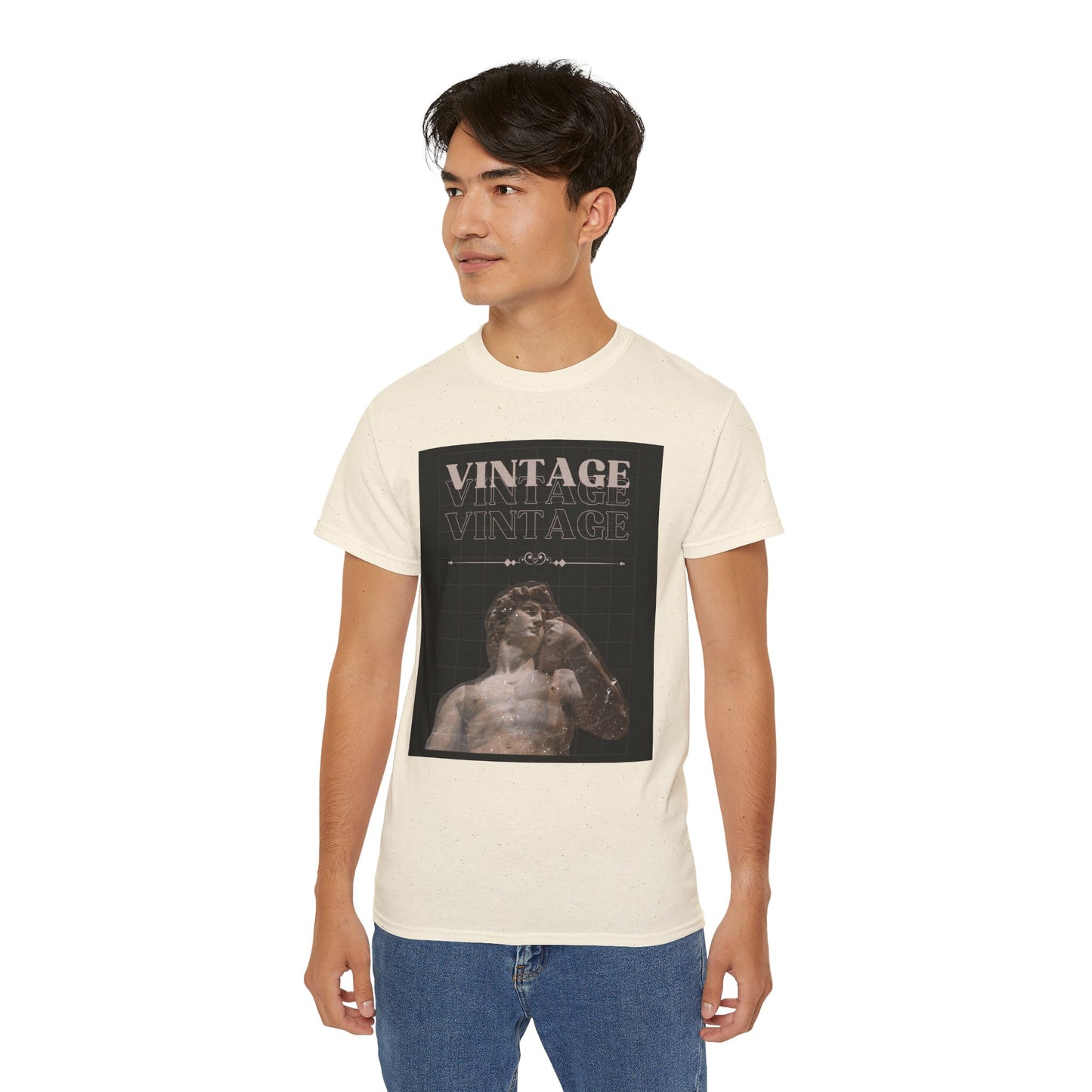 Vintage Ancient Roman Sculpture Art Unisex Tee, Retro Graphic T-Shirt, Casual Wear, Gift for Art Lovers, Unique Vintage Style Tee