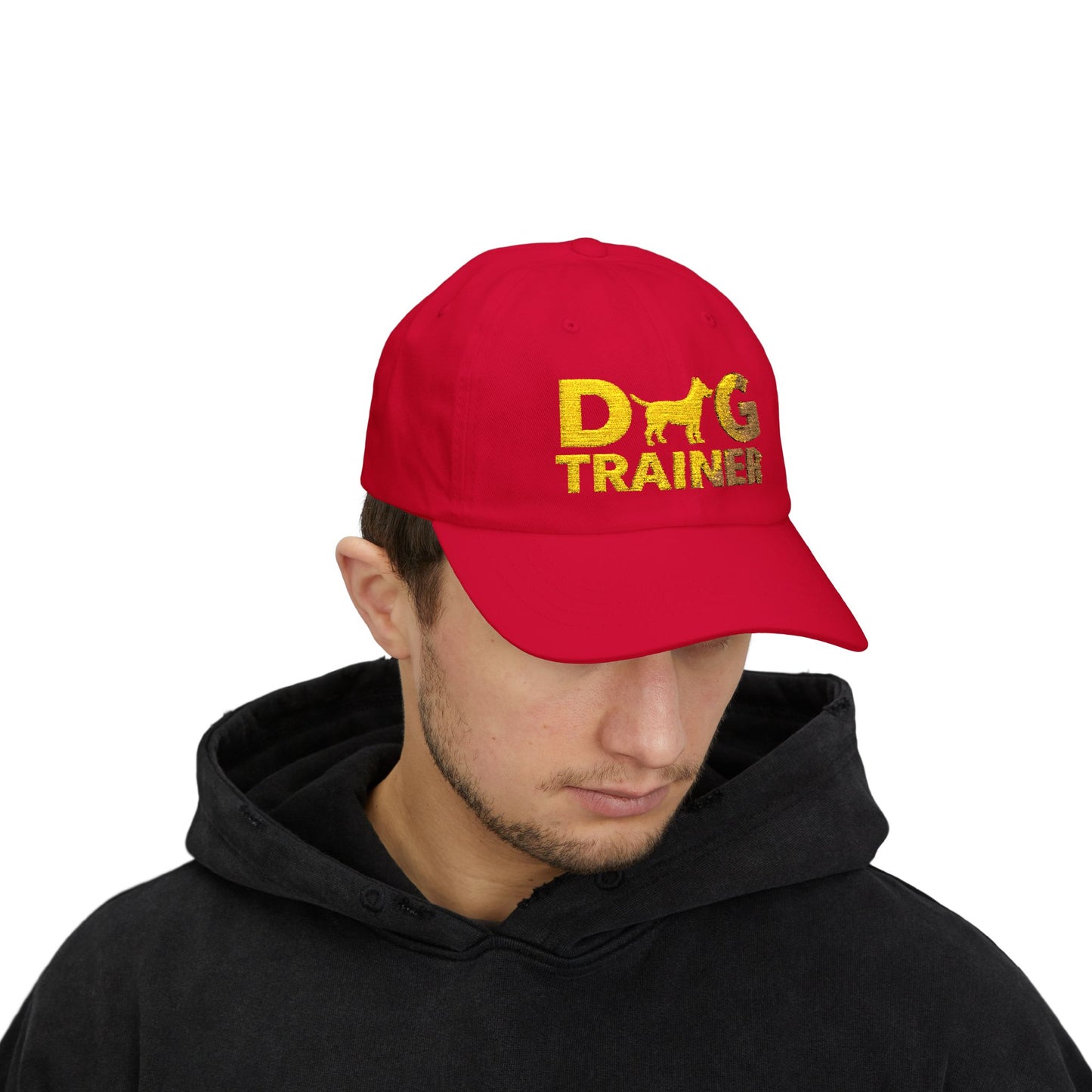 Dog Trainer Classic Dad Cap, Golden Embroidery Design, Pet Trainer Gift, Casual Wear