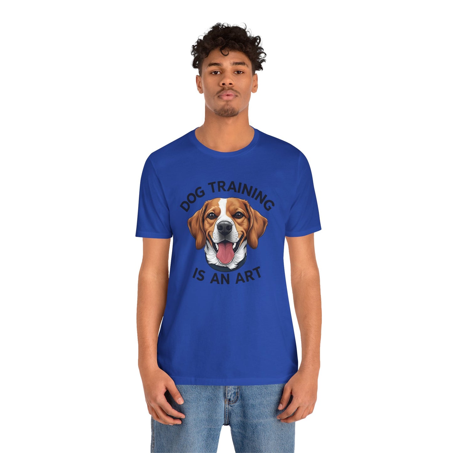 Dog Training is An Art Tee - Unisex Jersey Short Sleeve, Gift for Dog Lovers, Training T-Shirt, Dog Owner Apparel, Cute Canine Shirt