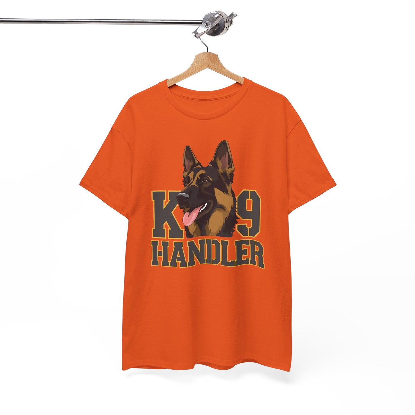 German Shepherd K9 Handler Tee, Perfect for Dog Lovers, Gift for Pet Owners, Unisex Cotton T-Shirt