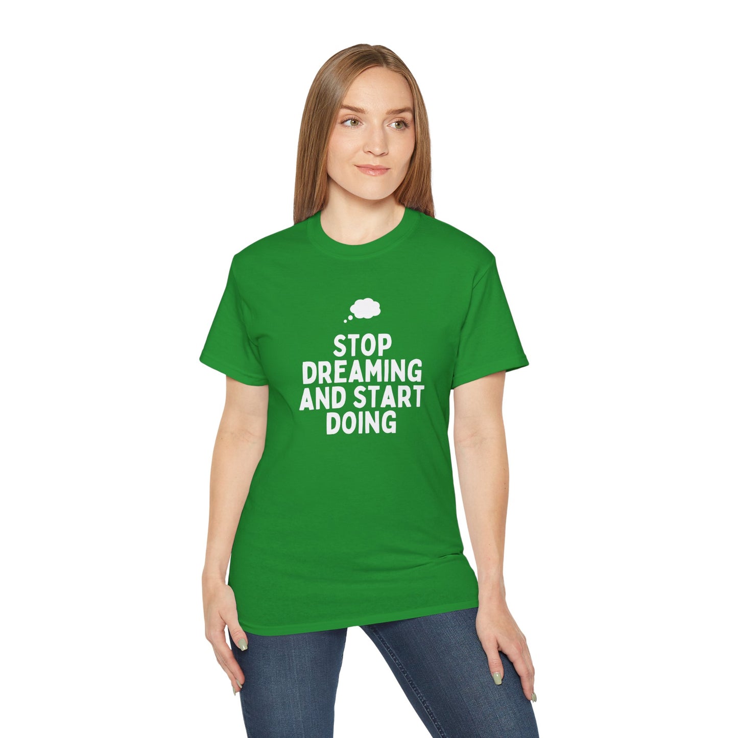 Motivational Quote T-Shirt - Unisex Ultra Cotton Tee, Dreamers, Doers, Positive Vibes, Inspirational Gift, Everyday Wear, Casual Style