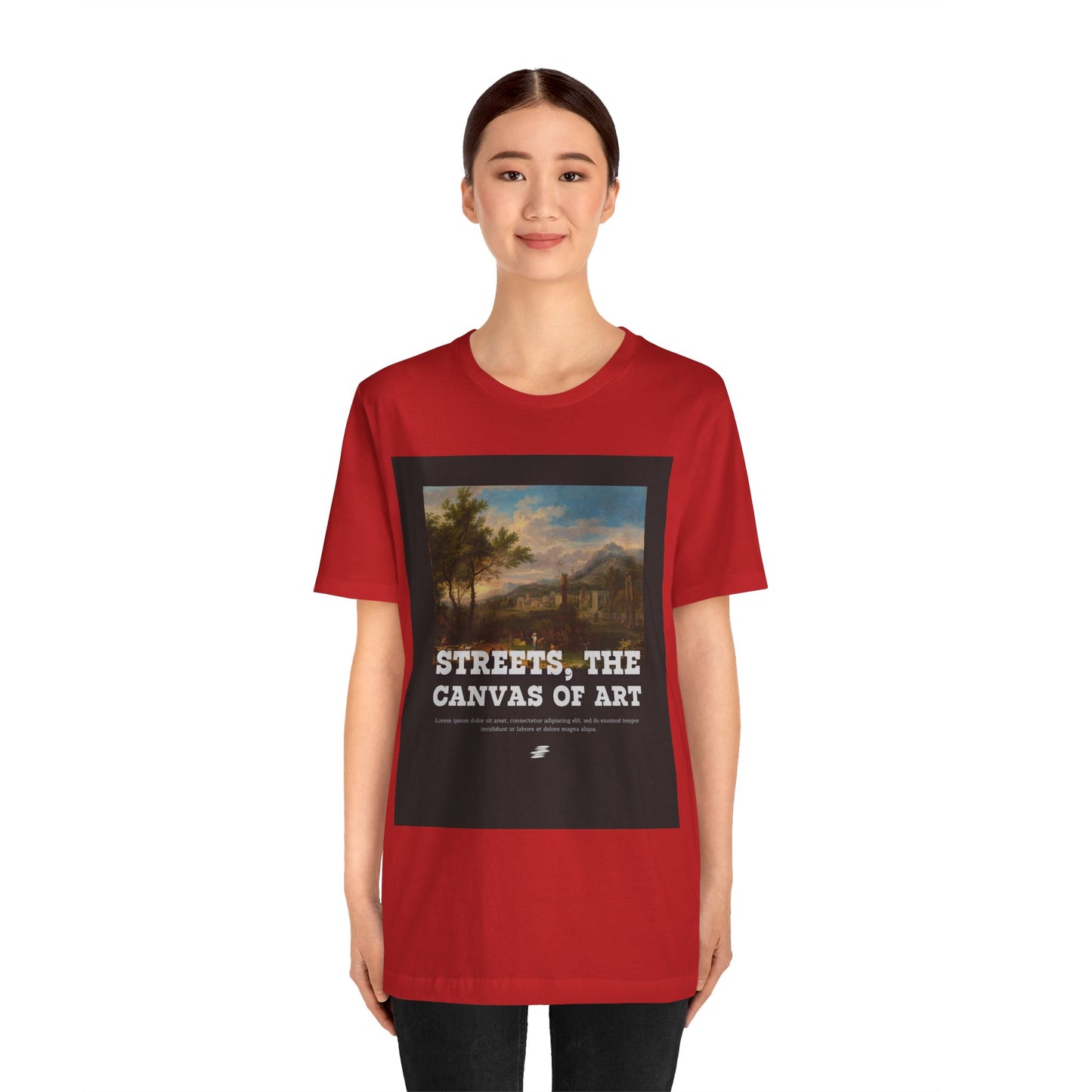 Artistic Graphic Tee - Streets, the Canvas of Art | Unisex Short Sleeve Shirt, Gift for Artists, Art Lovers, Casual Wear, Unique Gifts