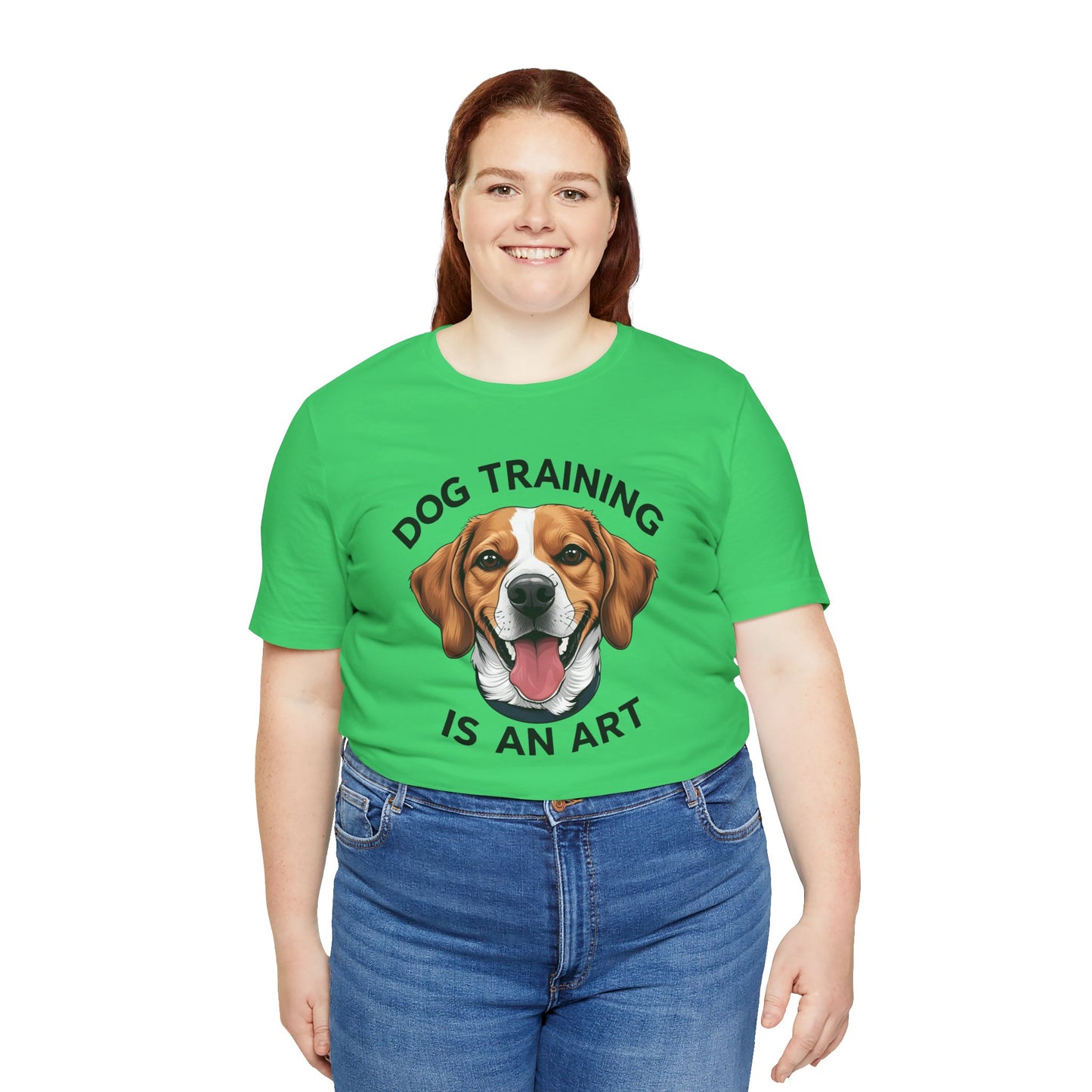 Dog Training is An Art Tee - Unisex Jersey Short Sleeve, Gift for Dog Lovers, Training T-Shirt, Dog Owner Apparel, Cute Canine Shirt