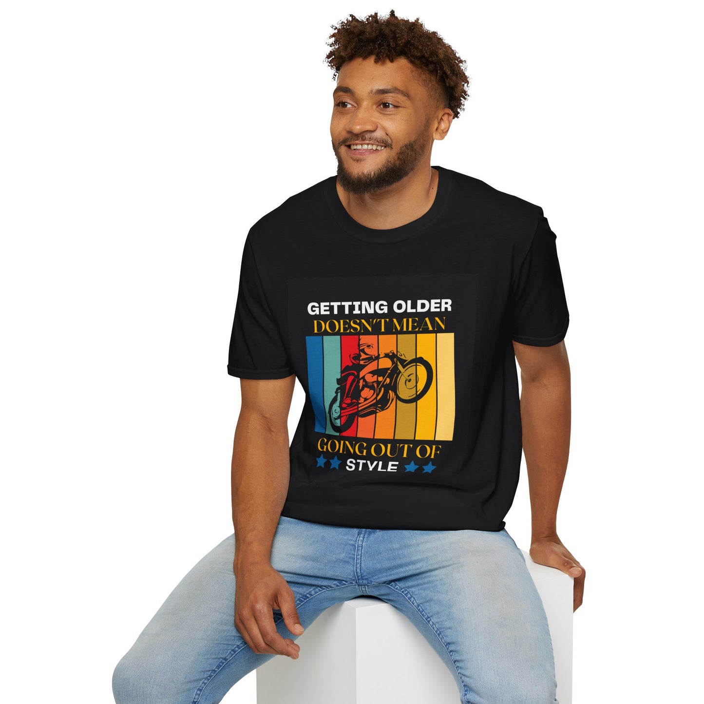 Vintage Motorcycle T-Shirt - Fun Gift for Bikers, Birthday, Unisex Apparel, Casual Wear, Fashion Statement