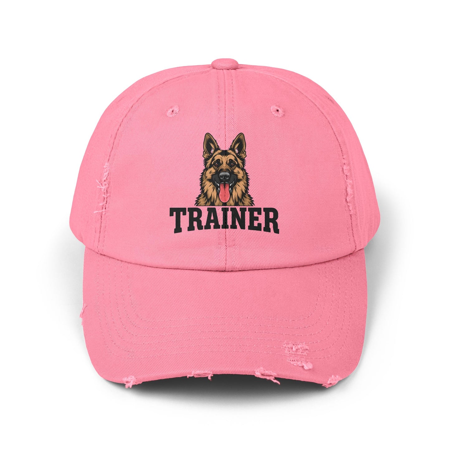Unisex German Shepherd Trainer Cap, Distressed Hat for Dog Lovers, Perfect Gift for Trainers