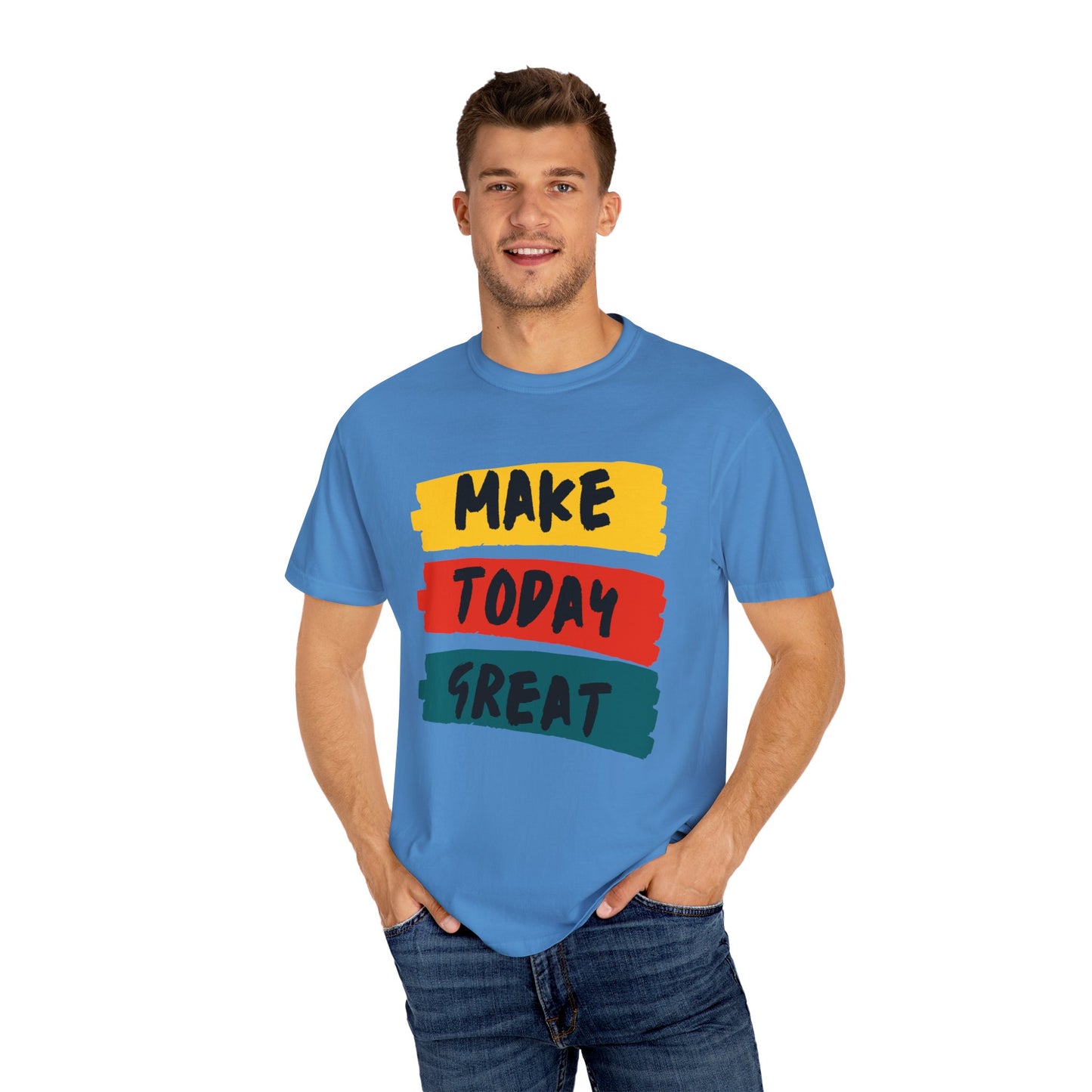 Motivational Unisex T-Shirt - Make Today Great, Casual Wear, Gifts for Her, Gifts for Him, Inspirational Tee, Everyday Comfort