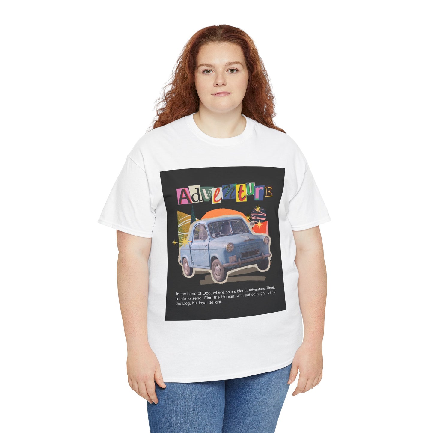 Adventure-Themed Unisex Cotton Tee, Retro Car Graphic Tee, Travel T-Shirt, Gift for Adventurers, Vintage Exploration Top