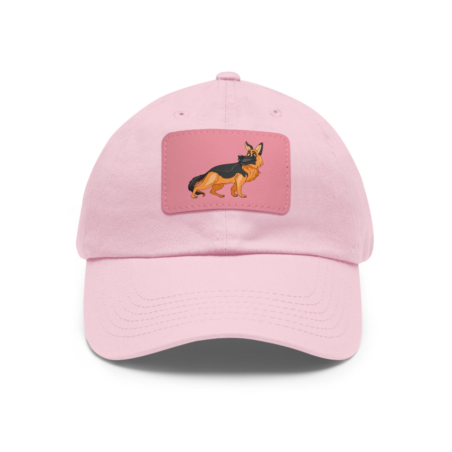 German Shepherd Dad Hat with Leather Patch - Perfect Gift for Dog Lovers