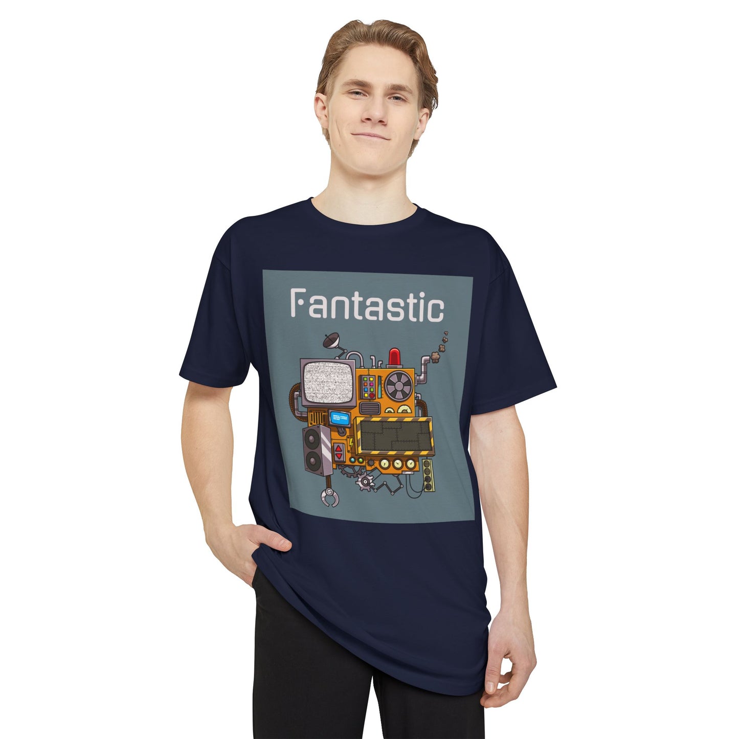 Fantastic Vibe Unisex Long Body Urban Tee, Streetwear, Graphic Tee, Gift for Music Lovers, Casual Wear, Unique Fashion Statement