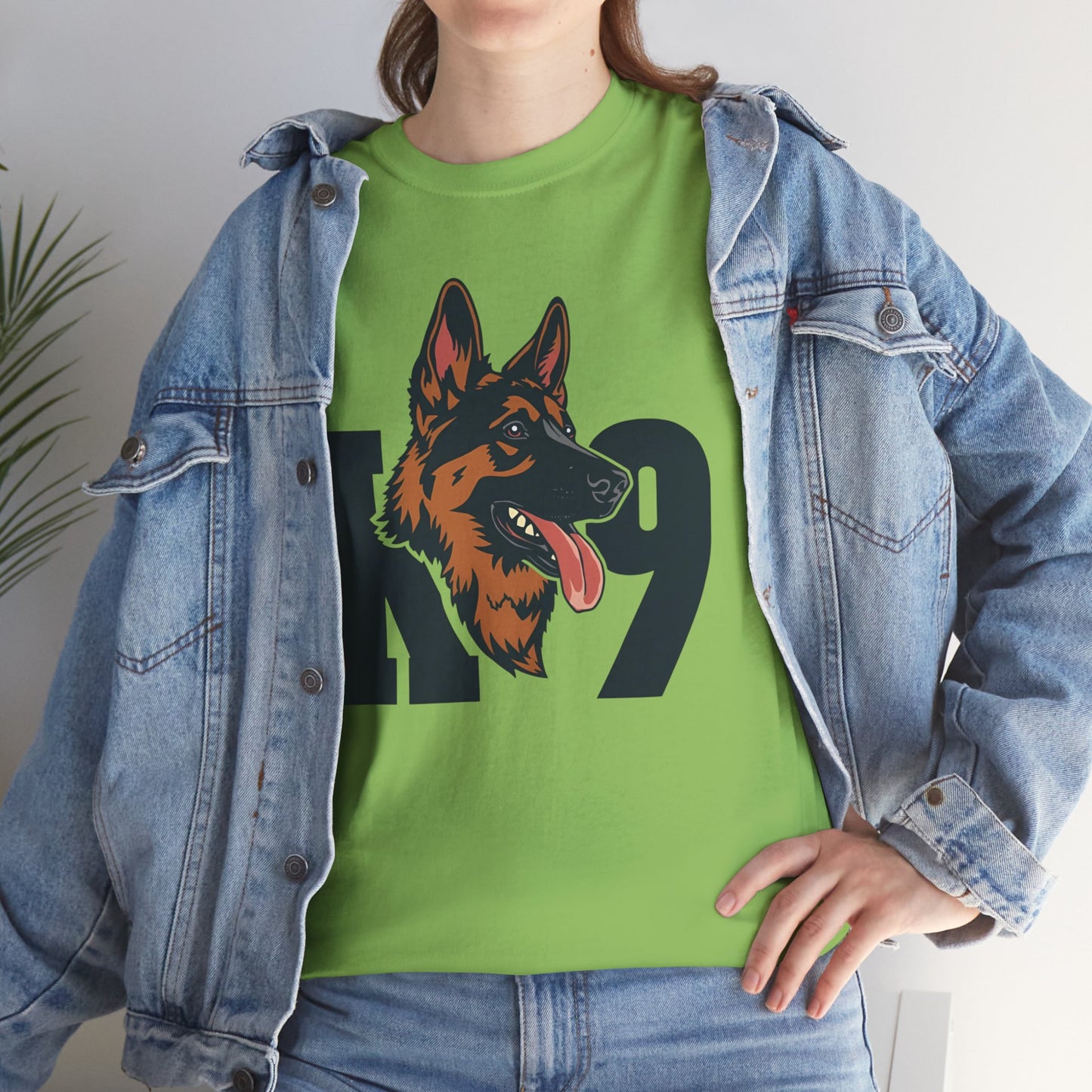 German Shepherd K9 Lover Unisex Heavy Cotton Tee | Dog Owner Gift, Dog Lover Apparel