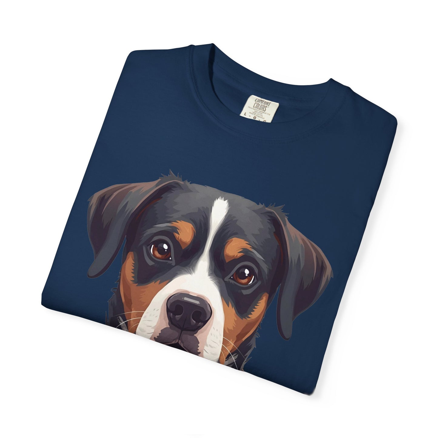 Unisex Tricolor Dog's 3D Design T-Shirt, Gift for Dog Owners, Animal Lover Apparel
