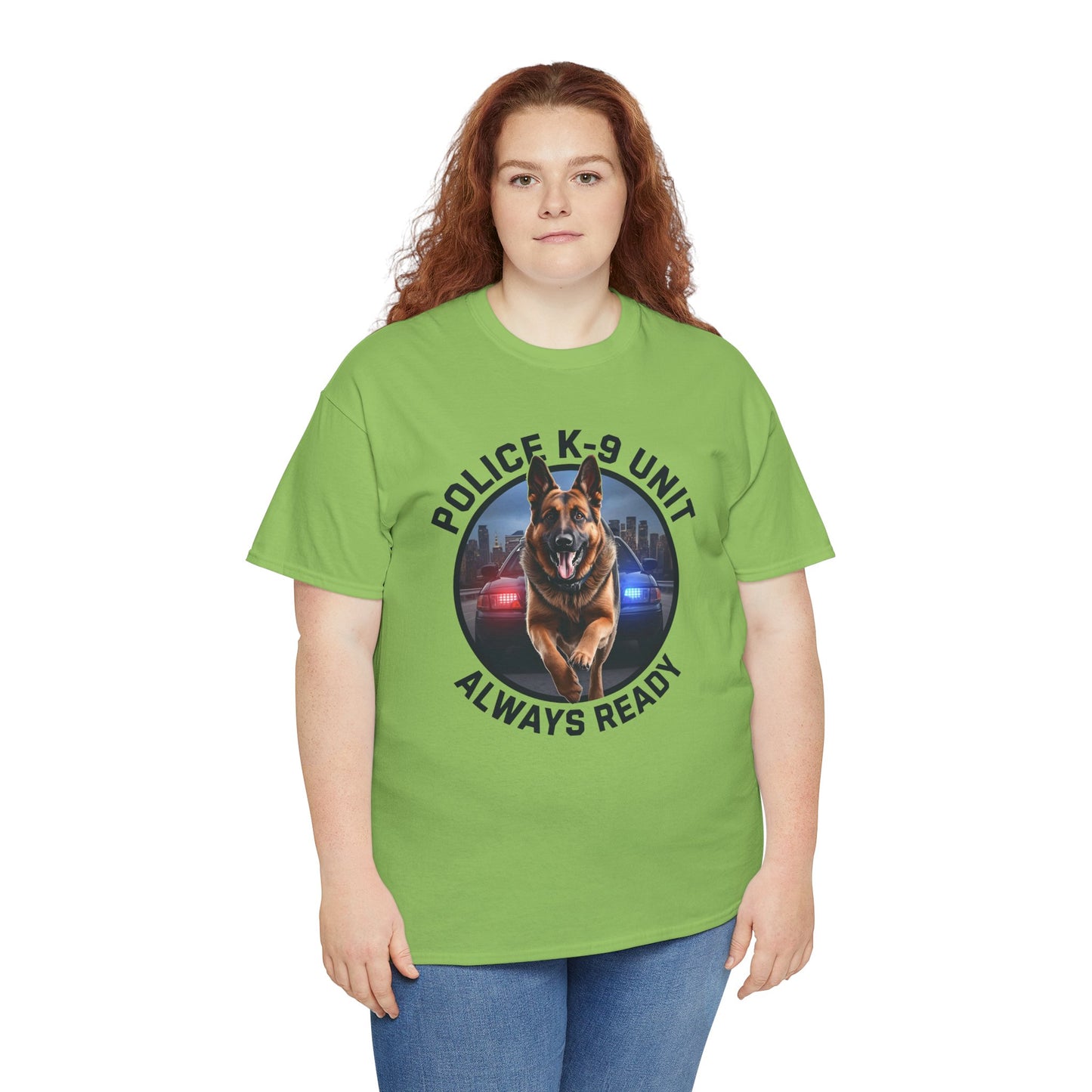 Police K-9 Unit Tee, Always Ready Graphic Tee, Dog Lover Gift, Police Support Shirt, Police Dog Merchandise