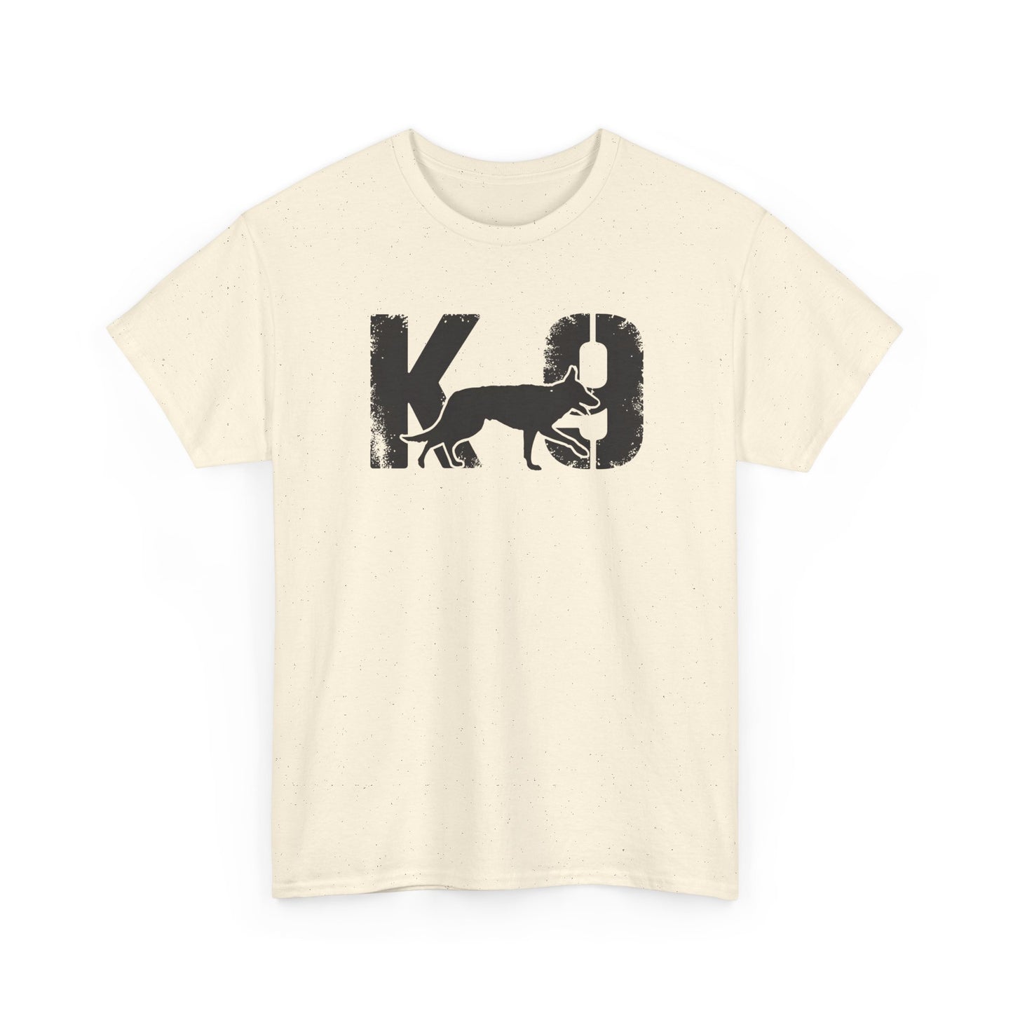 K-9 Dog Lover's Unisex Heavy Cotton Tee | T-Shirt for K-9 Handler | Dog Between K and 9 Design