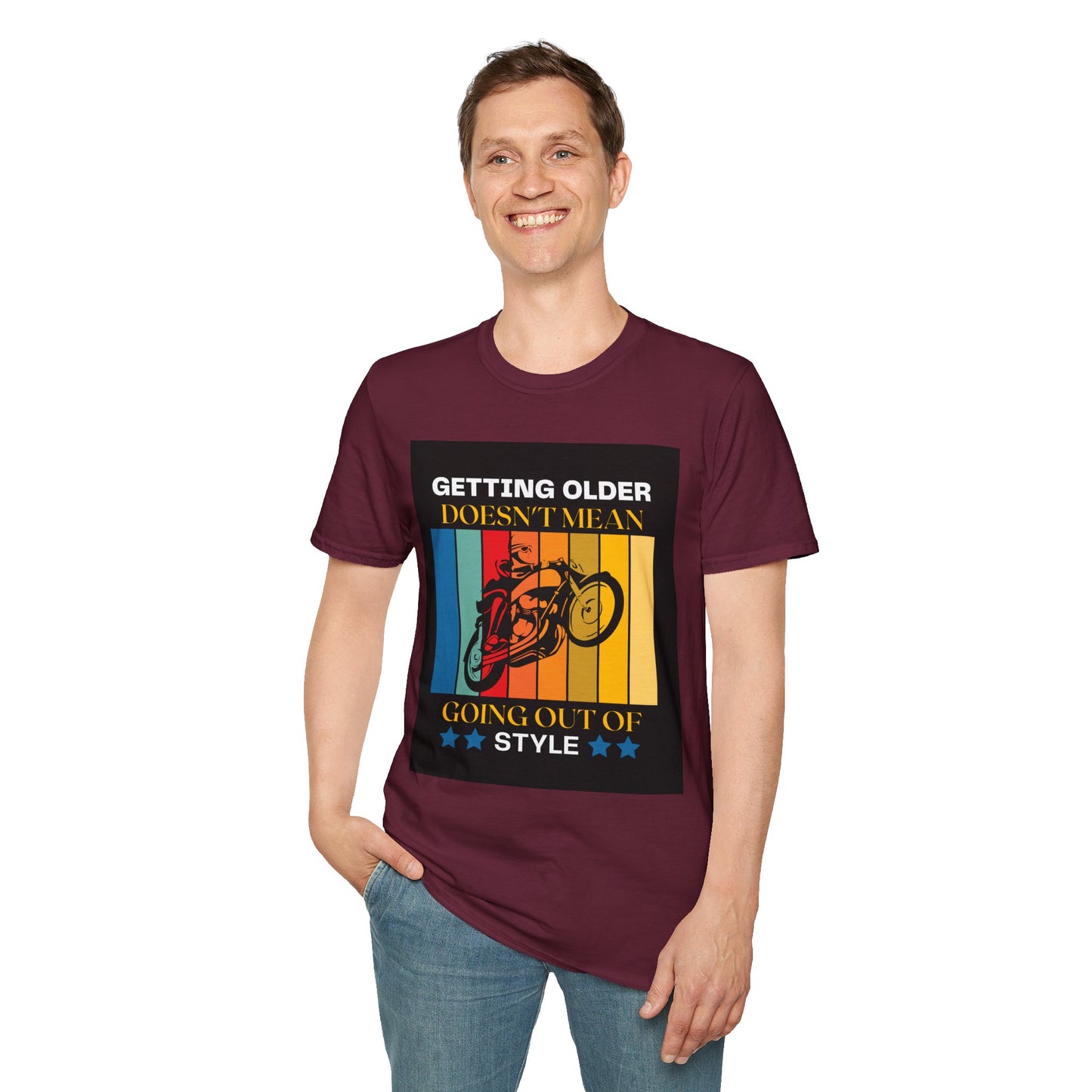Vintage Motorcycle T-Shirt - Fun Gift for Bikers, Birthday, Unisex Apparel, Casual Wear, Fashion Statement