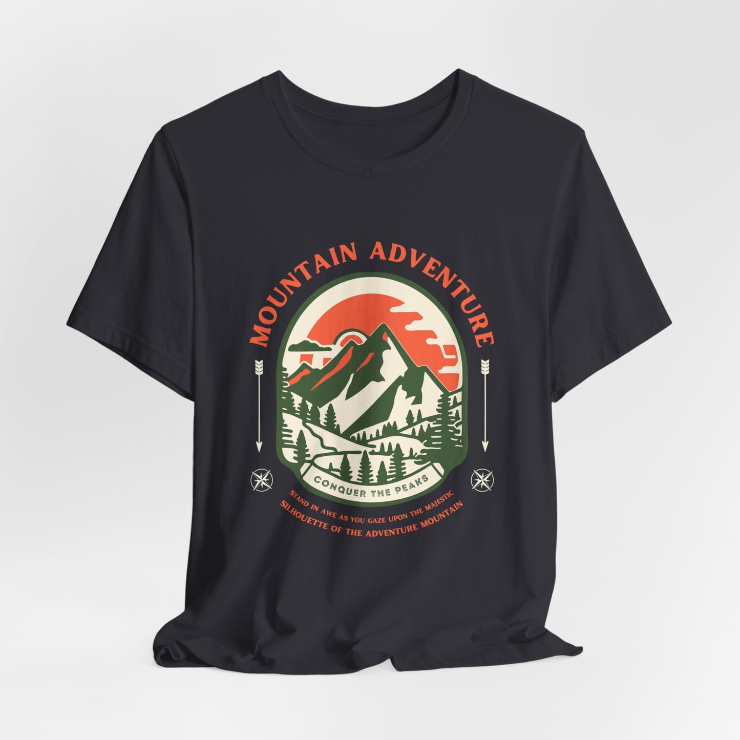 Mountain Adventure Unisex Tee, Outdoor Shirt, Camping Apparel, Hiking Gift, Nature Lover T-Shirt, Adventurer's Top