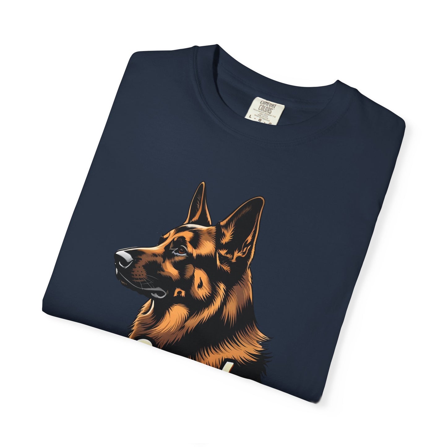 Loyal Companion German Shepherd Lover T-Shirt | Garment-Dyed Unisex Tee for Dog Enthusiasts, Dog Lovers, Gift for Dog Owners, Casual Wear