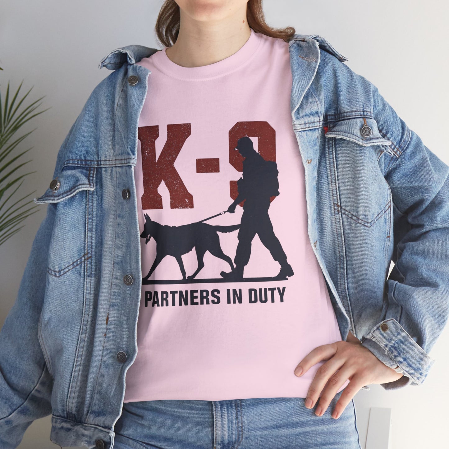 K-9 Partners in Duty Tee, Dog Handler T-Shirt, Dog Lover Tee, Police Dog Apparel, Dog Owner T-Shirt