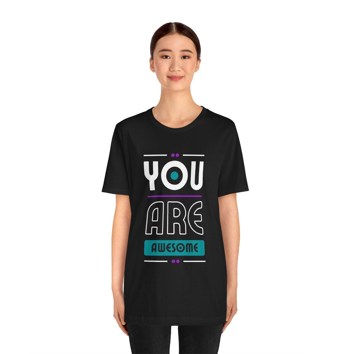You Are Awesome Tee, Unisex Inspirational T-Shirt, Motivational Gift, Casual Wear, Birthday Gift, Summer Outfit