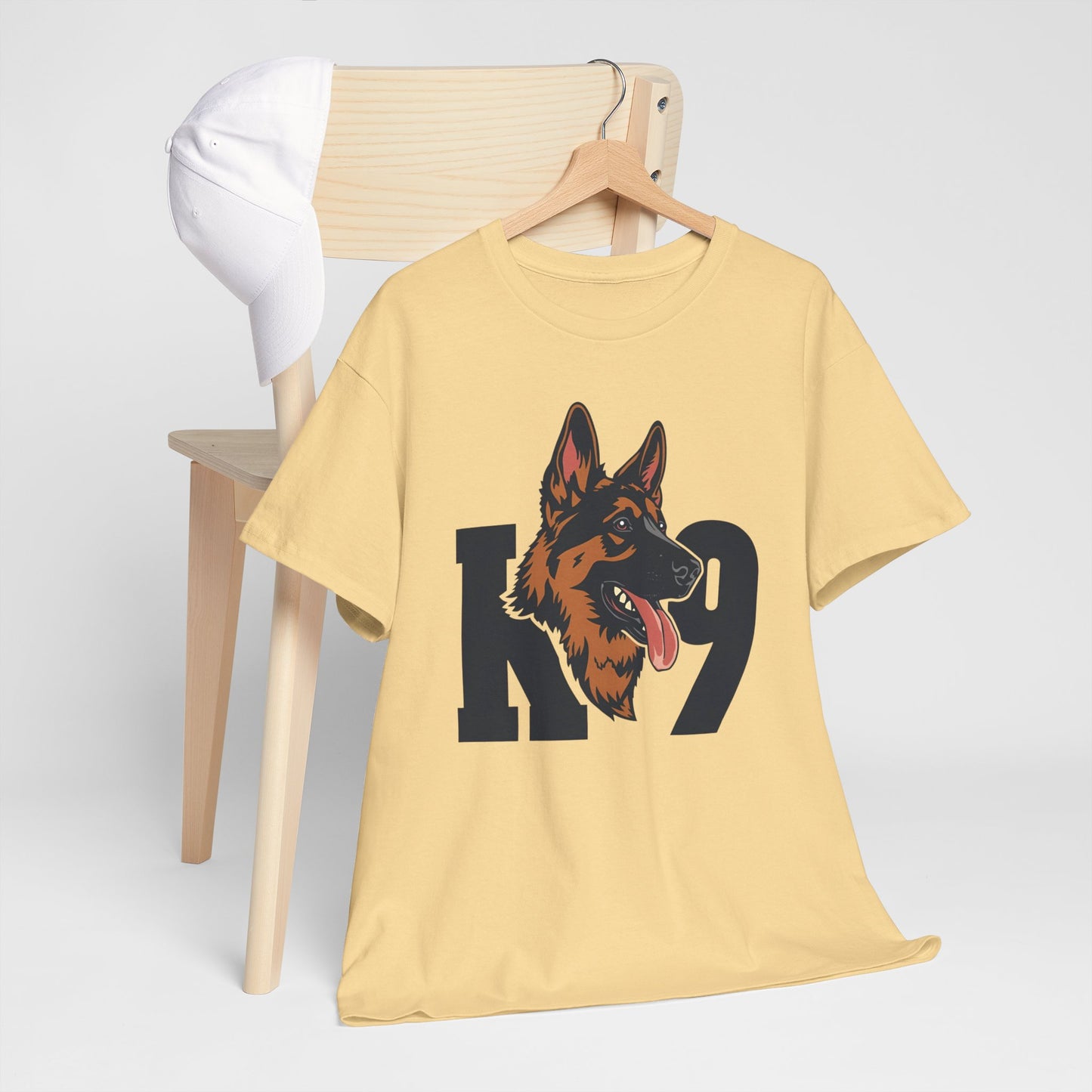 German Shepherd K9 Lover Unisex Heavy Cotton Tee | Dog Owner Gift, Dog Lover Apparel