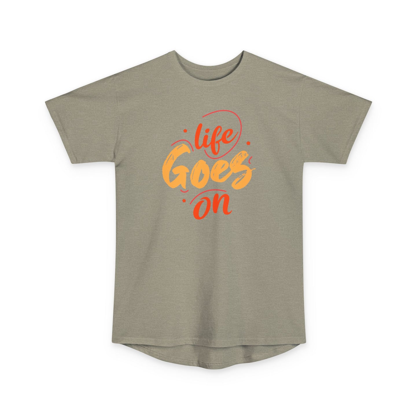 Inspirational Unisex Urban Tee - 'Life Goes On', Casual Streetwear, Gift for Friends, Motivational Outfit, Comfortable Daily Wear