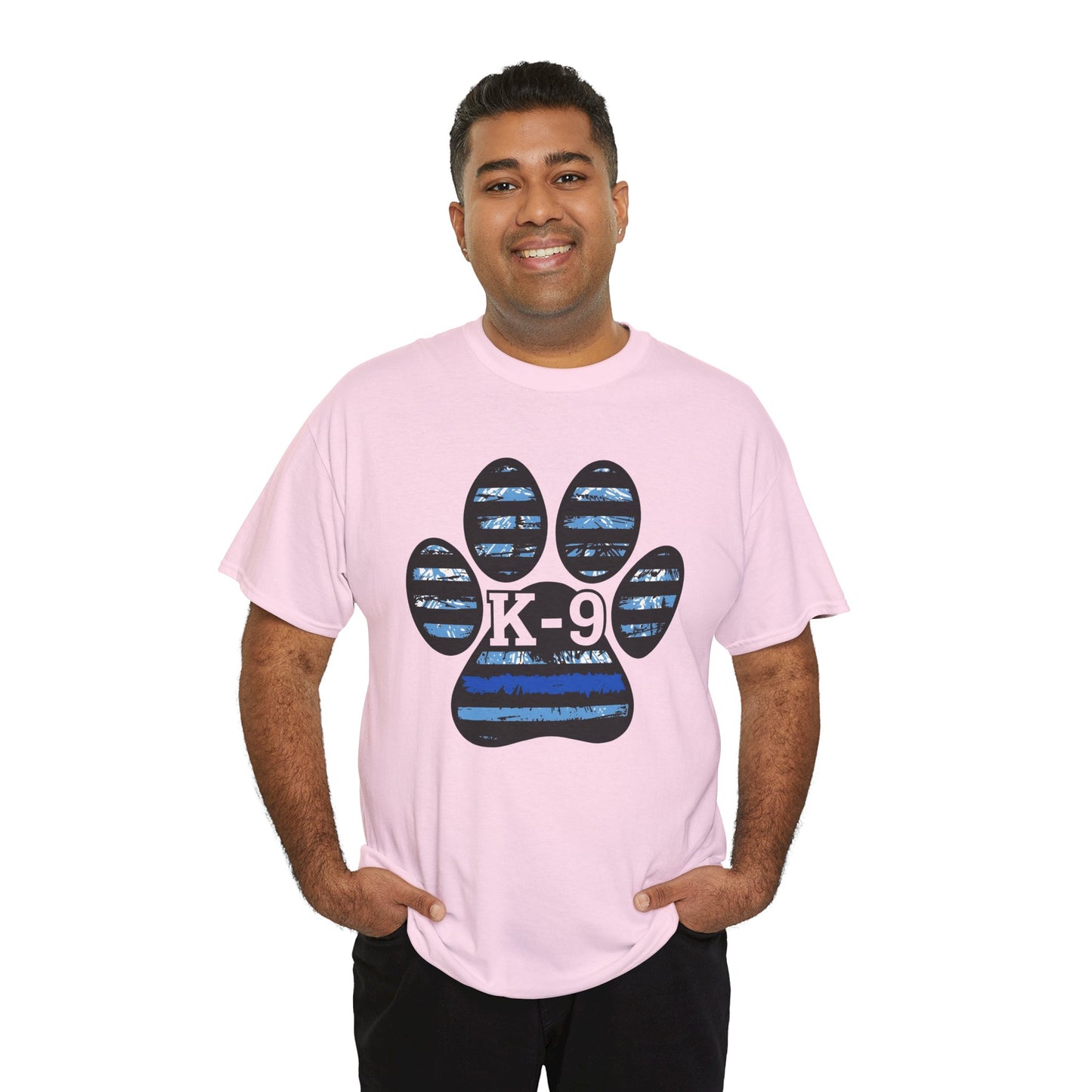 K-9 Paw Print Tee – Unisex Cotton Tee for Dog Lovers, Pet Owners, Animal Rescue Supporters