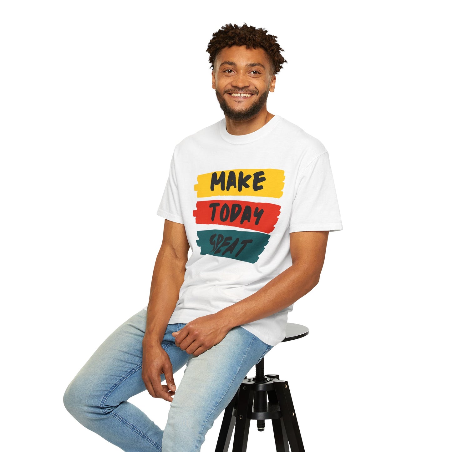 Motivational Unisex T-Shirt - Make Today Great, Casual Wear, Gifts for Her, Gifts for Him, Inspirational Tee, Everyday Comfort