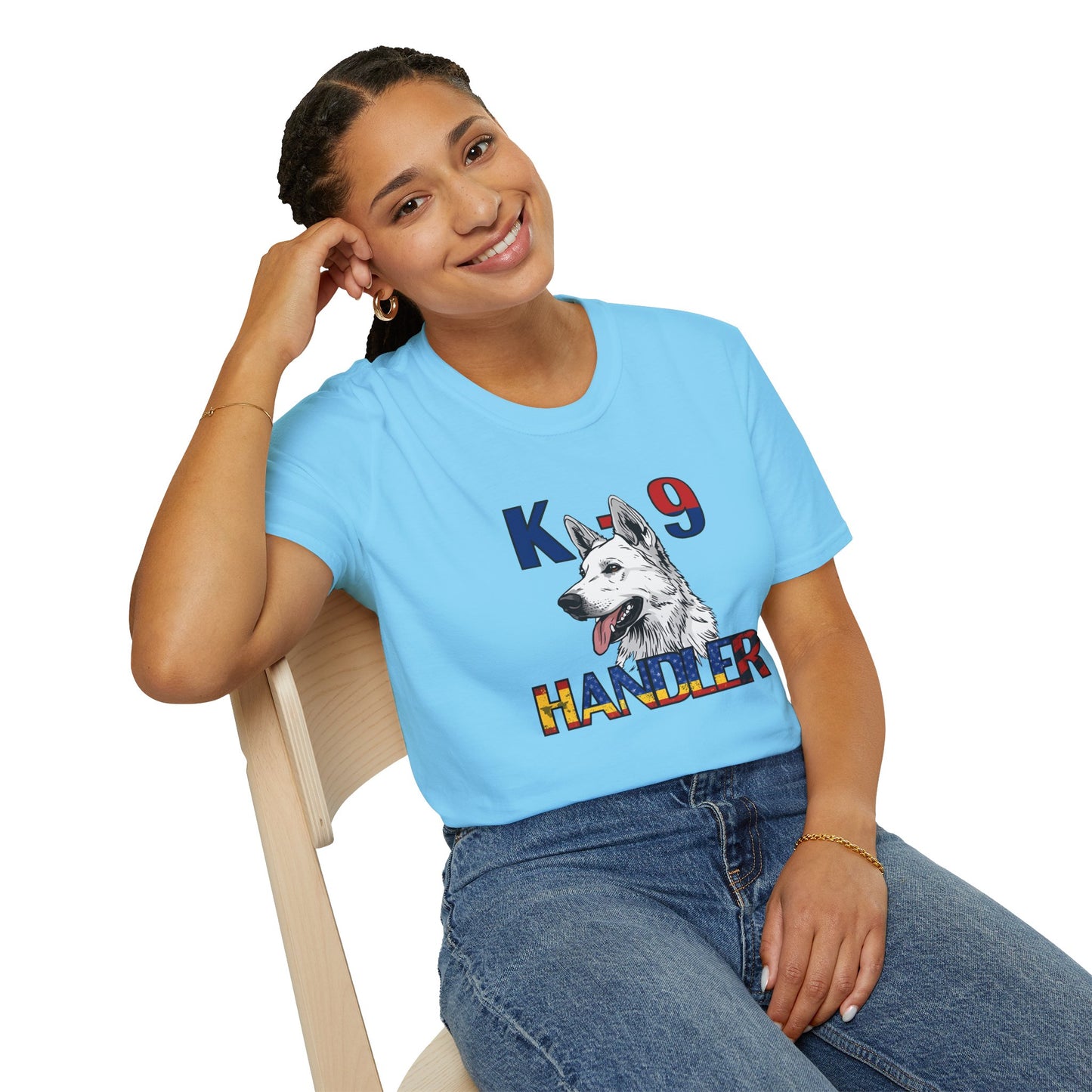 German Shepherd K9 Handler T-Shirt, Police Dog Tee, Canine Enthusiast Apparel