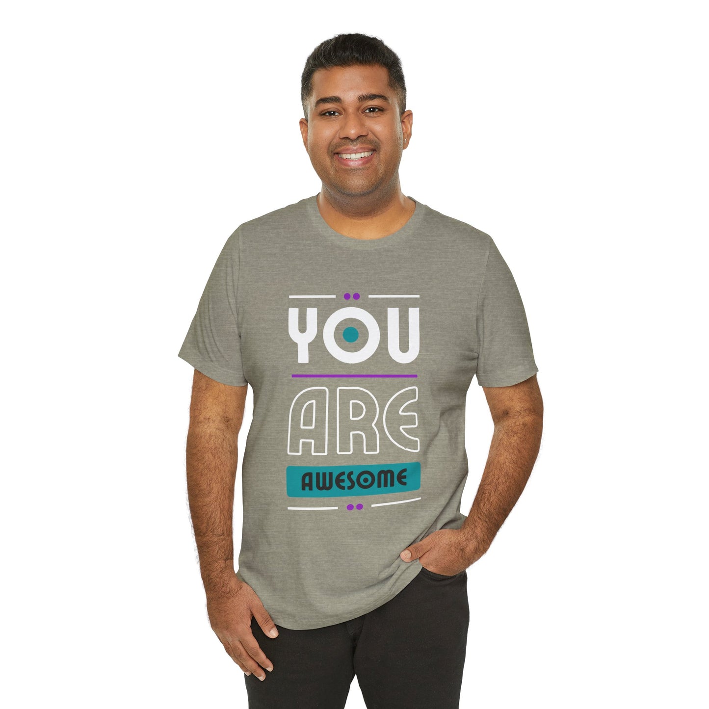 You Are Awesome Tee, Unisex Inspirational T-Shirt, Motivational Gift, Casual Wear, Birthday Gift, Summer Outfit