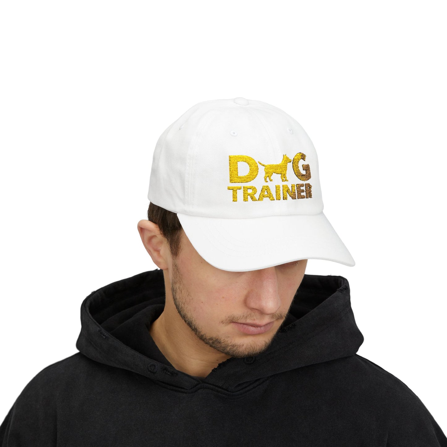 Dog Trainer Classic Dad Cap, Golden Embroidery Design, Pet Trainer Gift, Casual Wear