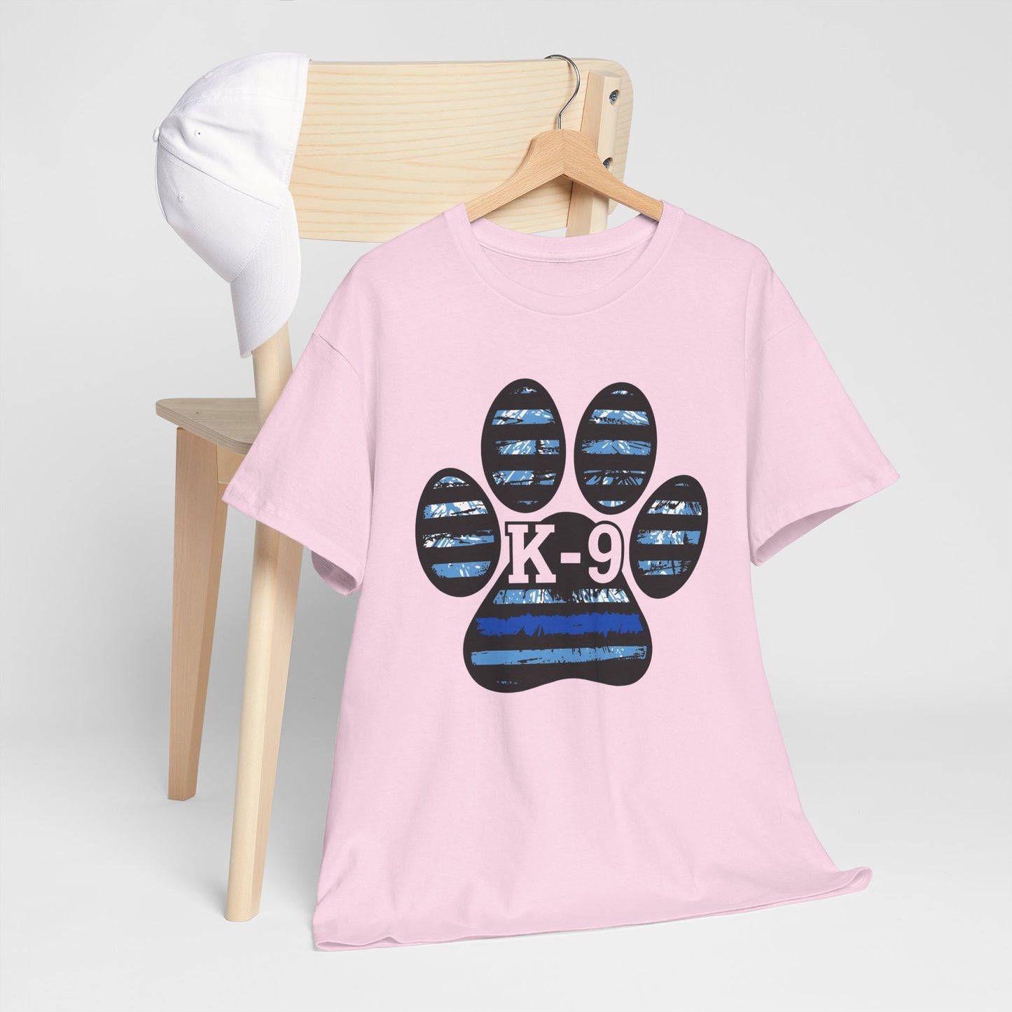 K-9 Paw Print Tee – Unisex Cotton Tee for Dog Lovers, Pet Owners, Animal Rescue Supporters