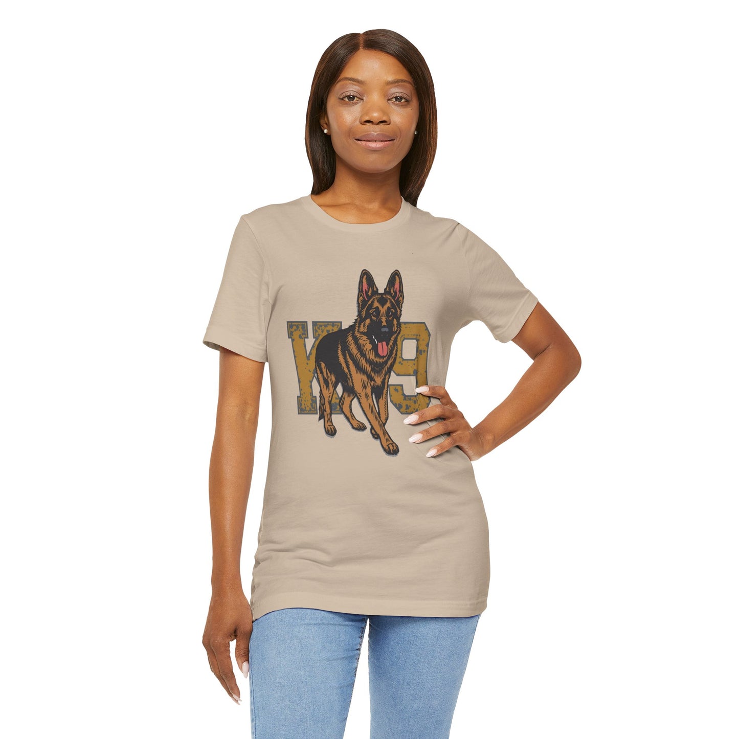 K9 Dog Lover German Shepherd Tee, Pet Owner Gift, Unisex Jersey Shirt