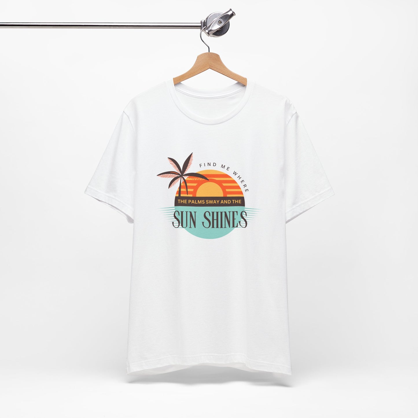 Tropical Vibes Tee - Relaxing Beach Sunset Design for Travelers and Summer Lovers, Perfect Gift for Vacations, Beach Days, and Casual Style