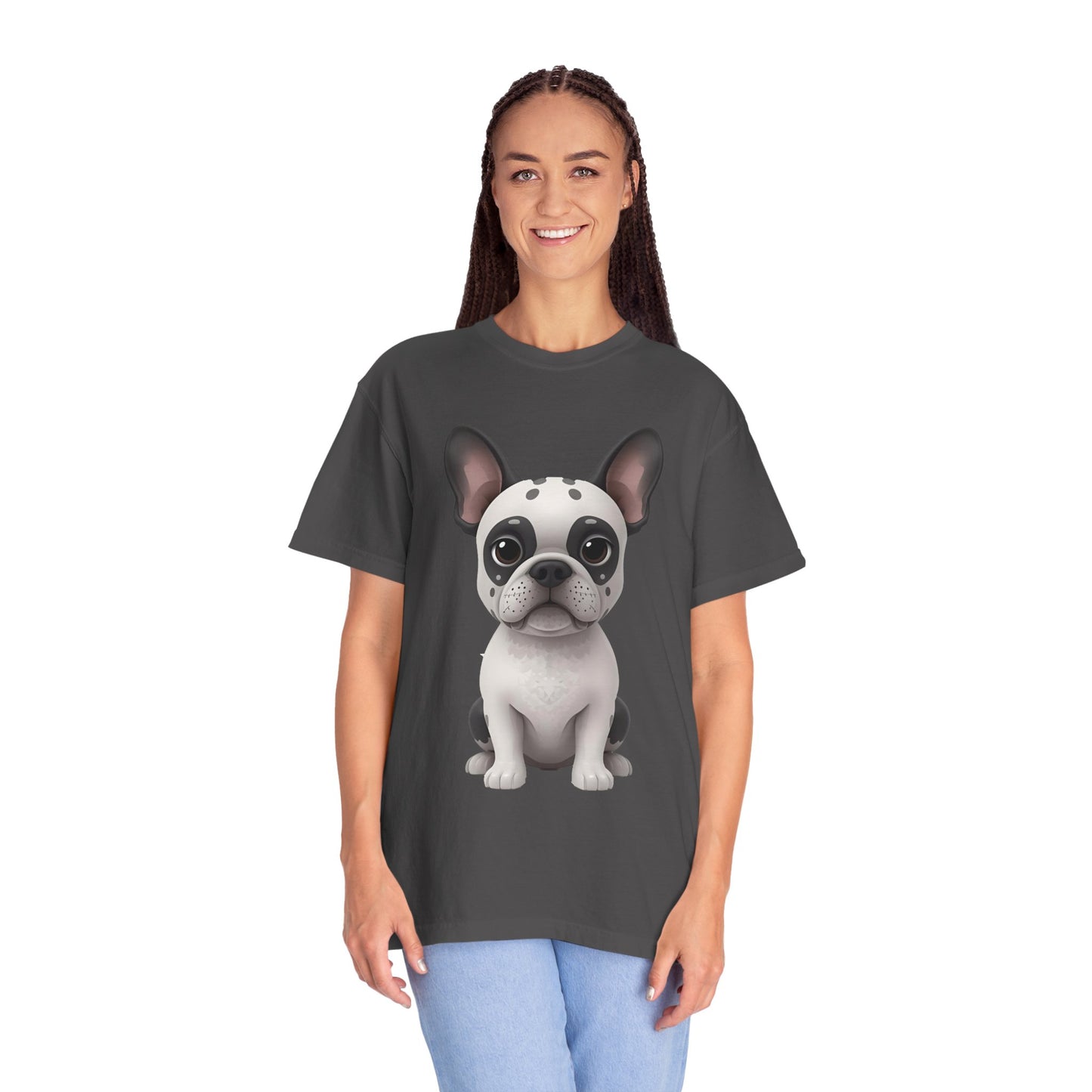 Cute 3D Design French Bulldog Unisex T-shirt, Animal Lover Gift