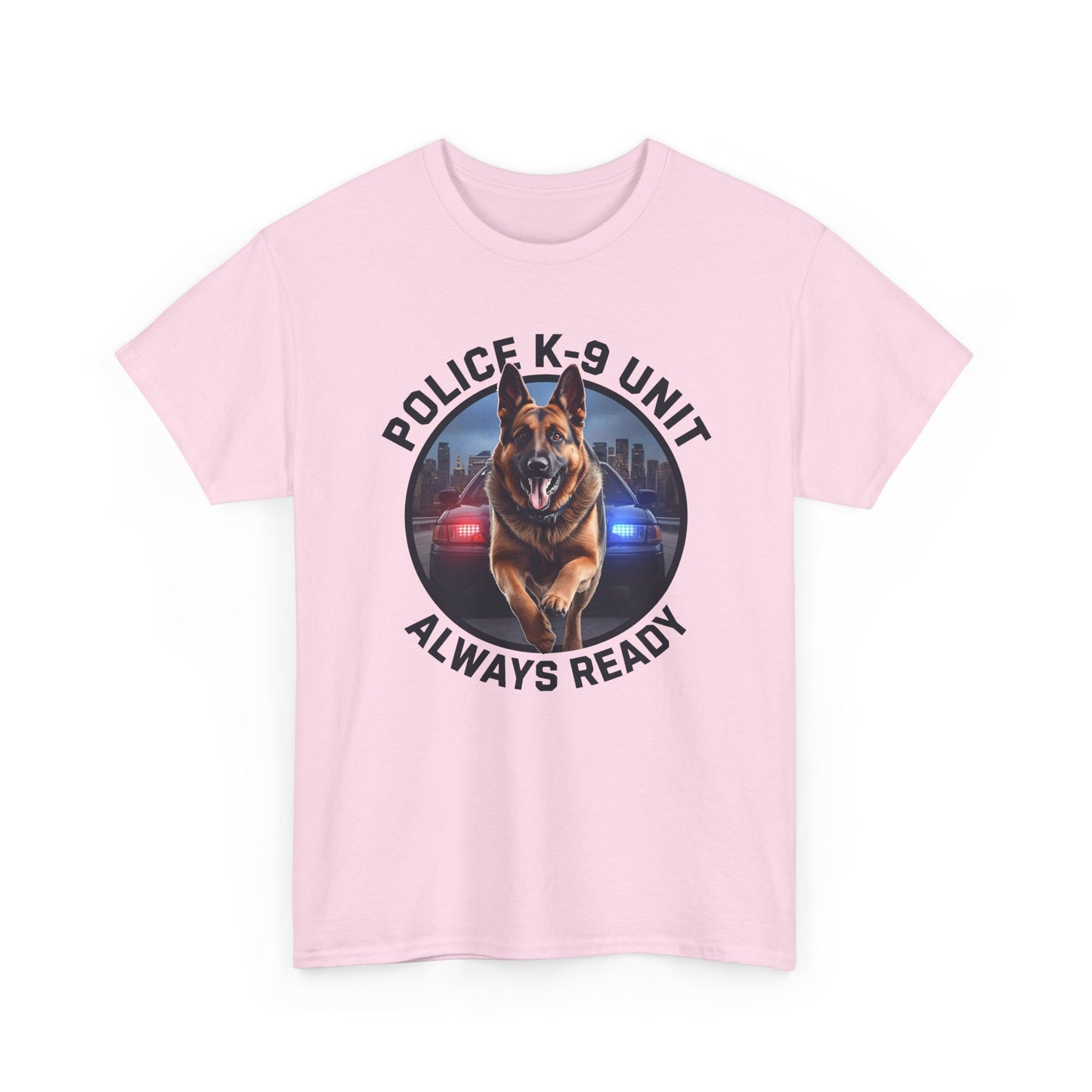 Police K-9 Unit Tee, Always Ready Graphic Tee, Dog Lover Gift, Police Support Shirt, Police Dog Merchandise