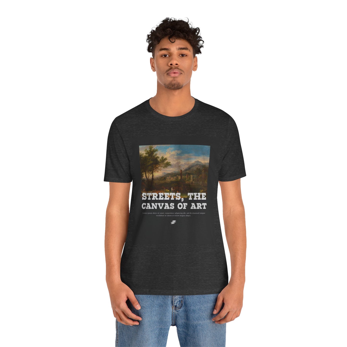 Artistic Graphic Tee - Streets, the Canvas of Art | Unisex Short Sleeve Shirt, Gift for Artists, Art Lovers, Casual Wear, Unique Gifts