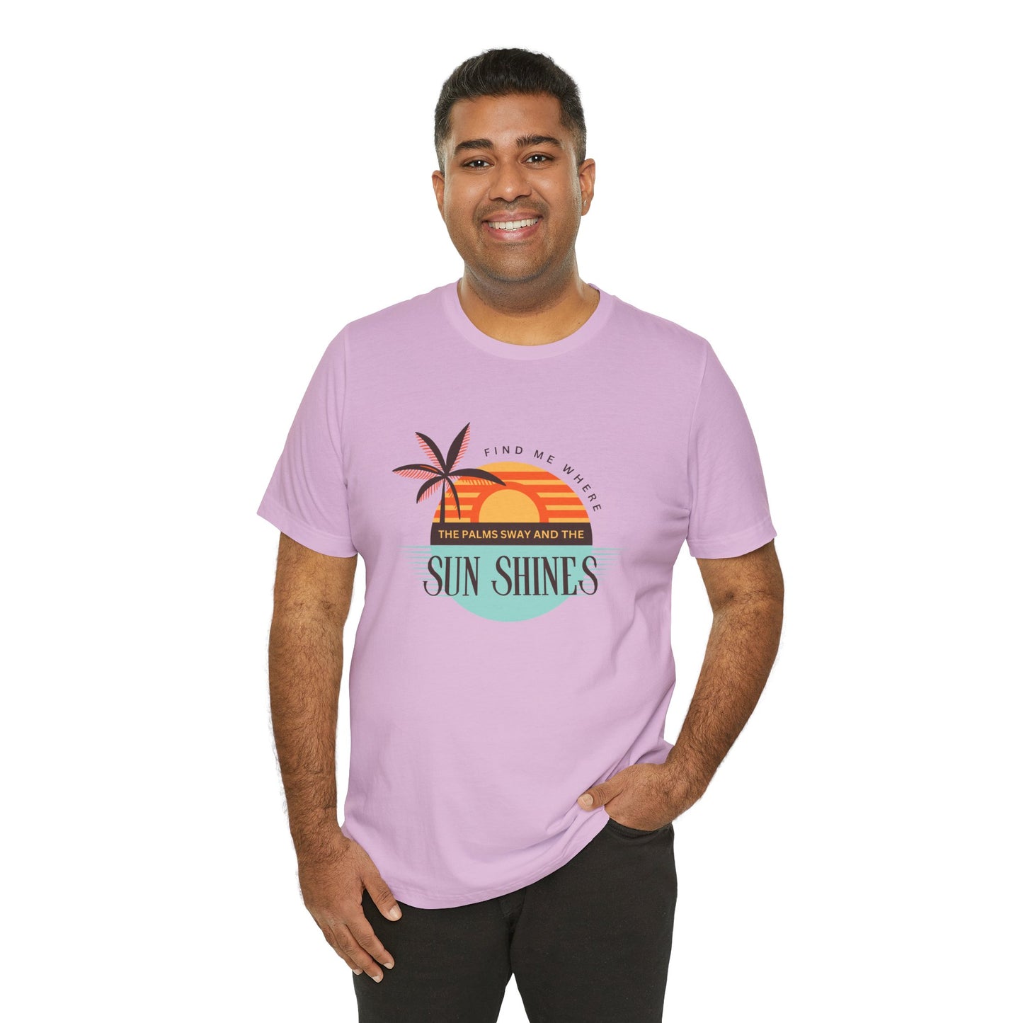 Tropical Vibes Tee - Relaxing Beach Sunset Design for Travelers and Summer Lovers, Perfect Gift for Vacations, Beach Days, and Casual Style
