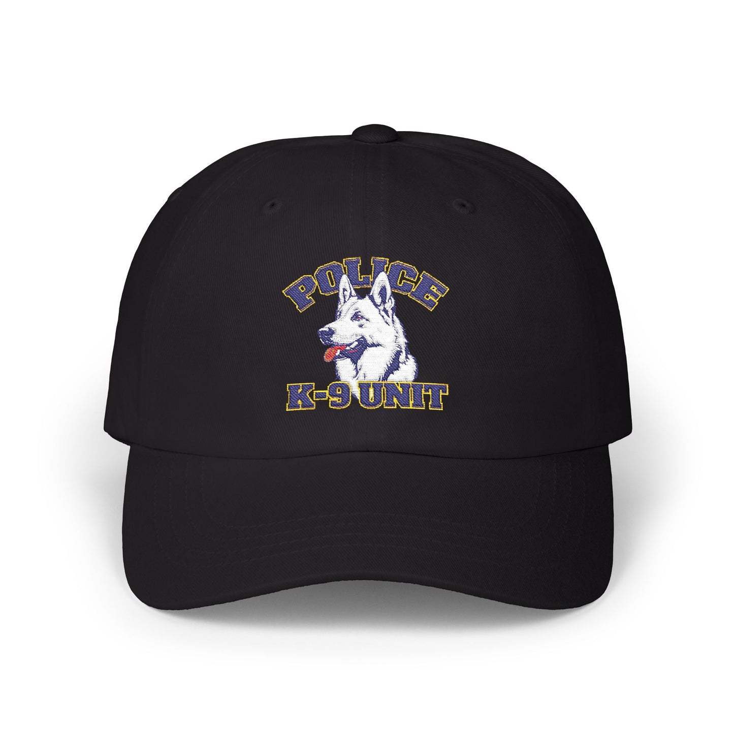Police K-9 Unit Classic Embroidered Dad Cap, Adjustable Hat for Dog Lovers, Gift for Law Enforcement
