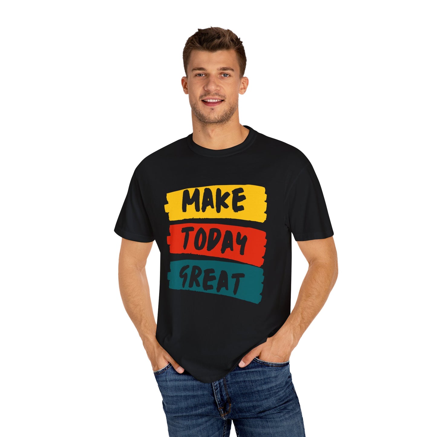 Motivational Unisex T-Shirt - Make Today Great, Casual Wear, Gifts for Her, Gifts for Him, Inspirational Tee, Everyday Comfort